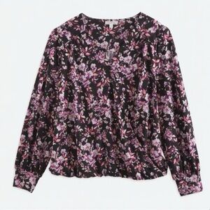 NEW Nine Britton Perth Surplice Knit Blouse STITCH FIX 2X New